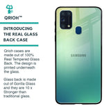 Dusty Green Glass Case for Samsung Galaxy M31