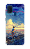 Riding Bicycle to Dreamland Samsung Galaxy M31 Back Cover