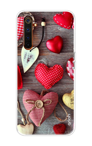 Valentine Hearts Realme 6 Pro Back Cover