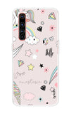 Unicorn Doodle Realme X50 Pro Back Cover