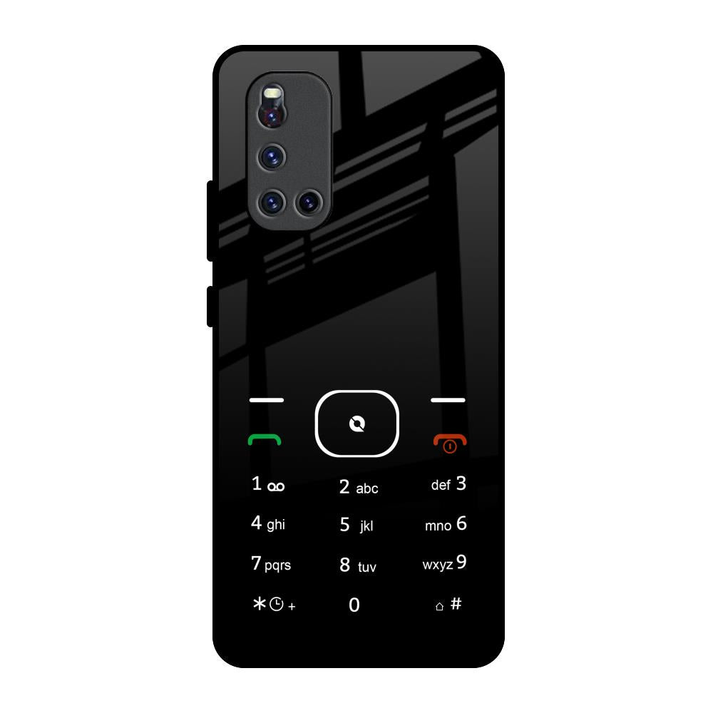 Classic Keypad Pattern Vivo V19 Glass Back Cover Online