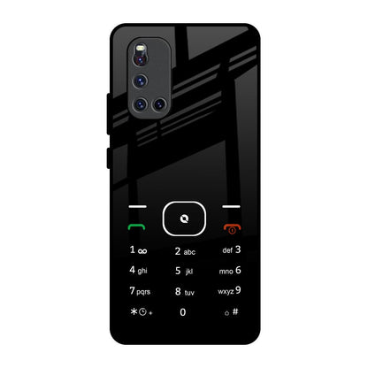 Classic Keypad Pattern Vivo V19 Glass Back Cover Online