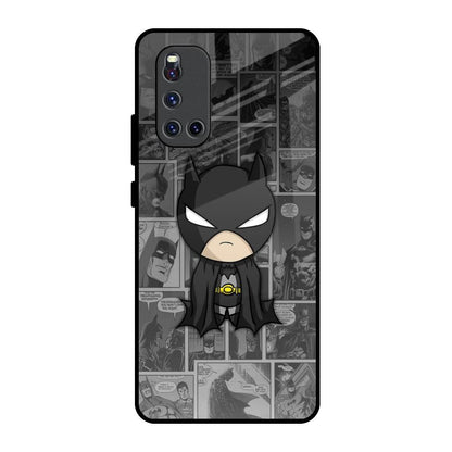 Cartoon Art Vivo V19 Glass Back Cover Online