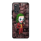 Joker Cartoon Vivo V19 Glass Back Cover Online