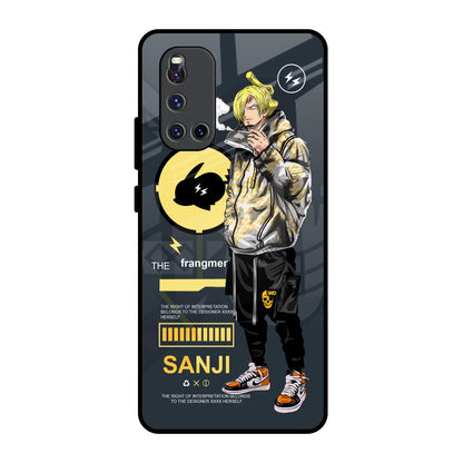 Cool Sanji Vivo V19 Glass Back Cover Online