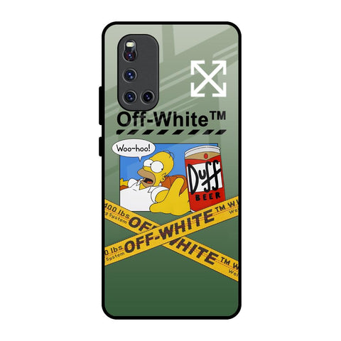 Duff Beer Vivo V19 Glass Back Cover Online