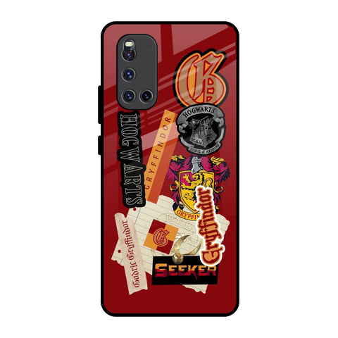 Gryffindor Vivo V19 Glass Back Cover Online