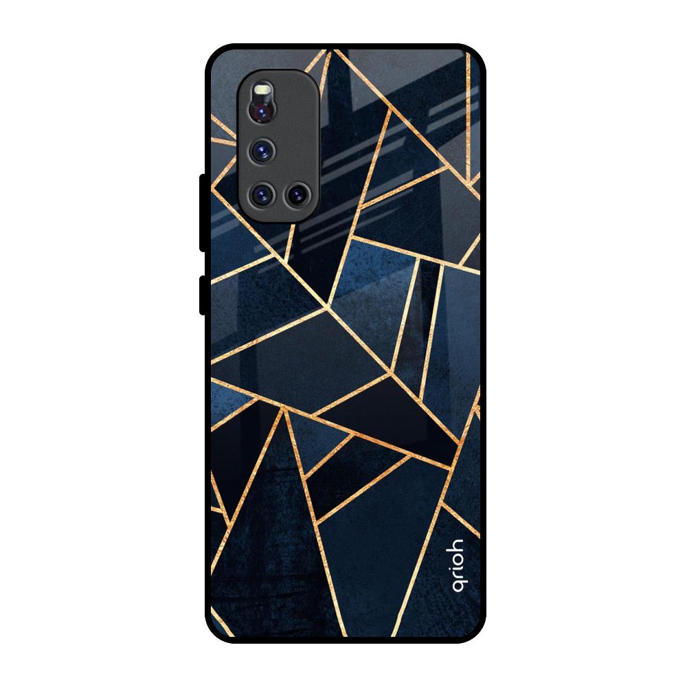 Abstract Tiles Vivo V19 Glass Back Cover Online