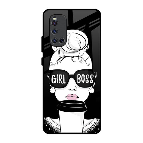 Girl Boss Vivo V19 Glass Back Cover Online