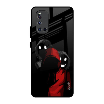Shadow Character Vivo V19 Glass Back Cover Online