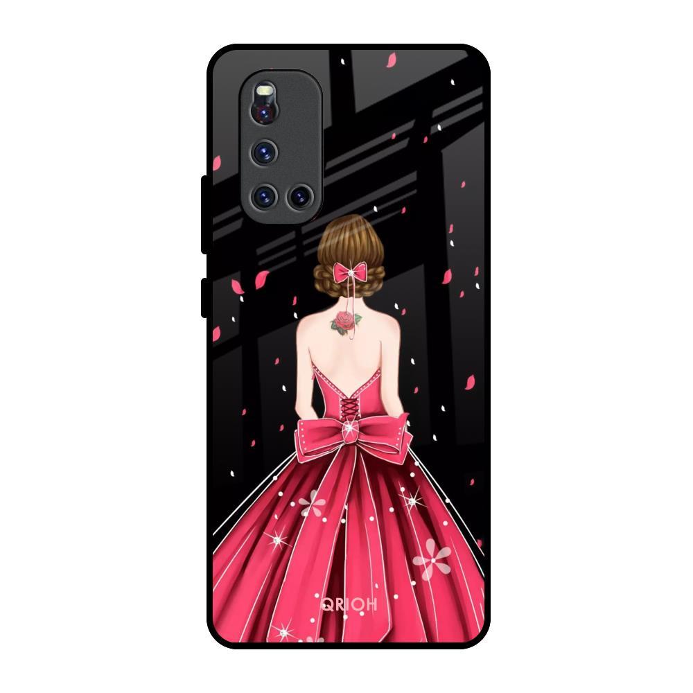 Fashion Princess Vivo V19 Glass Back Cover Online