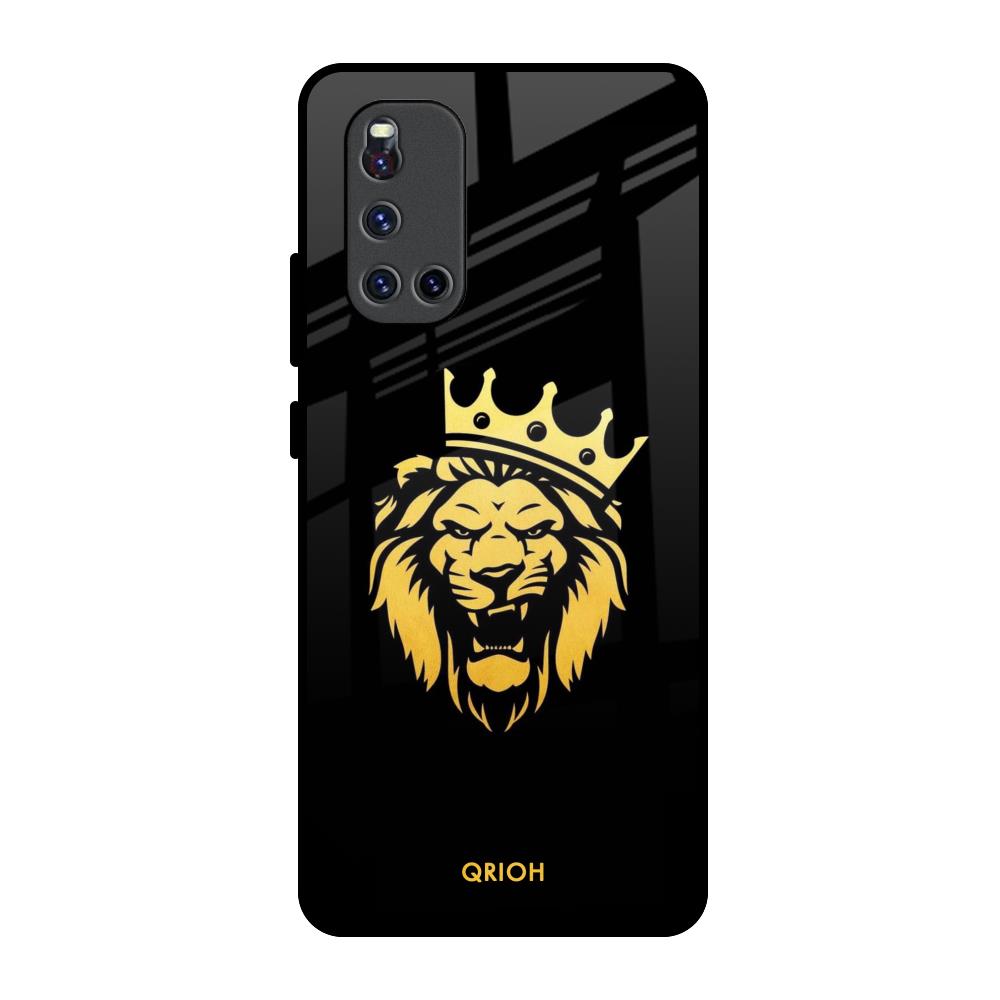 Lion The King Vivo V19 Glass Back Cover Online
