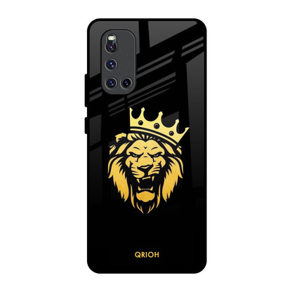 Lion The King Vivo V19 Glass Back Cover Online