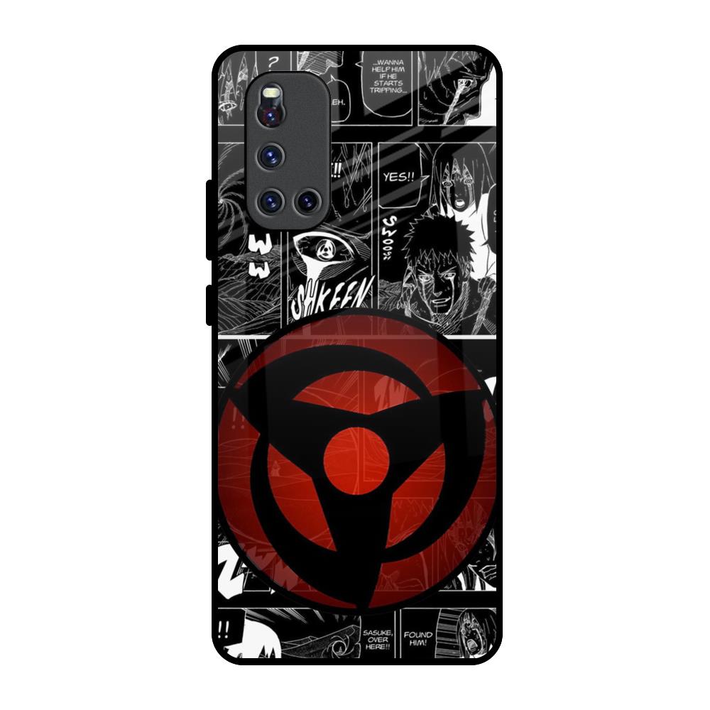Sharingan Vivo V19 Glass Back Cover Online