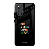 Go Your Own Way Vivo V19 Glass Back Cover Online