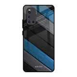 Multicolor Wooden Effect Vivo V19 Glass Back Cover Online