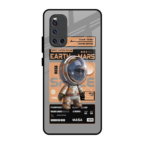 Space Ticket Vivo V19 Glass Back Cover Online