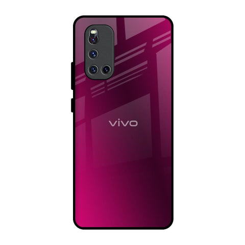 Pink Burst Vivo V19 Glass Back Cover Online