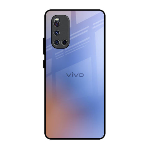 Blue Aura Vivo V19 Glass Back Cover Online