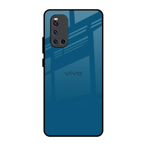 Cobalt Blue Vivo V19 Glass Back Cover Online