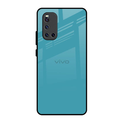 Oceanic Turquiose Vivo V19 Glass Back Cover Online