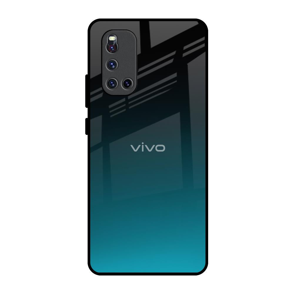Ultramarine Vivo V19 Glass Back Cover Online