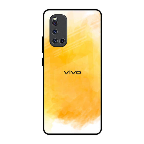 Rustic Orange Vivo V19 Glass Back Cover Online