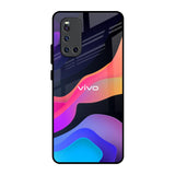 Colorful Fluid Vivo V19 Glass Back Cover Online