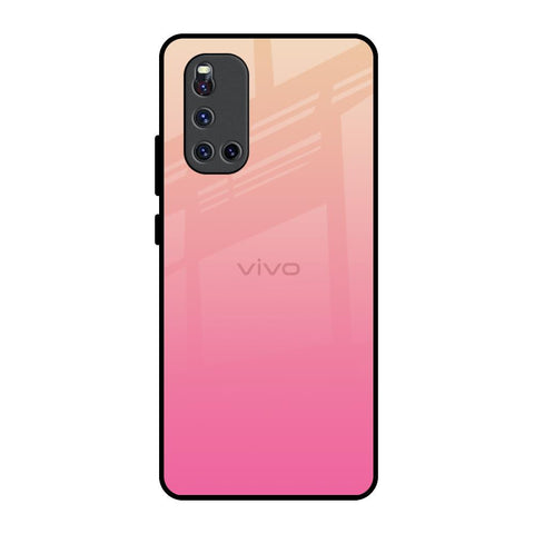 Pastel Pink Gradient Vivo V19 Glass Back Cover Online