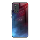 Smokey Watercolor Vivo V19 Glass Back Cover Online