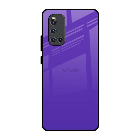Amethyst Purple Vivo V19 Glass Back Cover Online