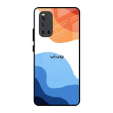 Wavy Color Pattern Vivo V19 Glass Back Cover Online