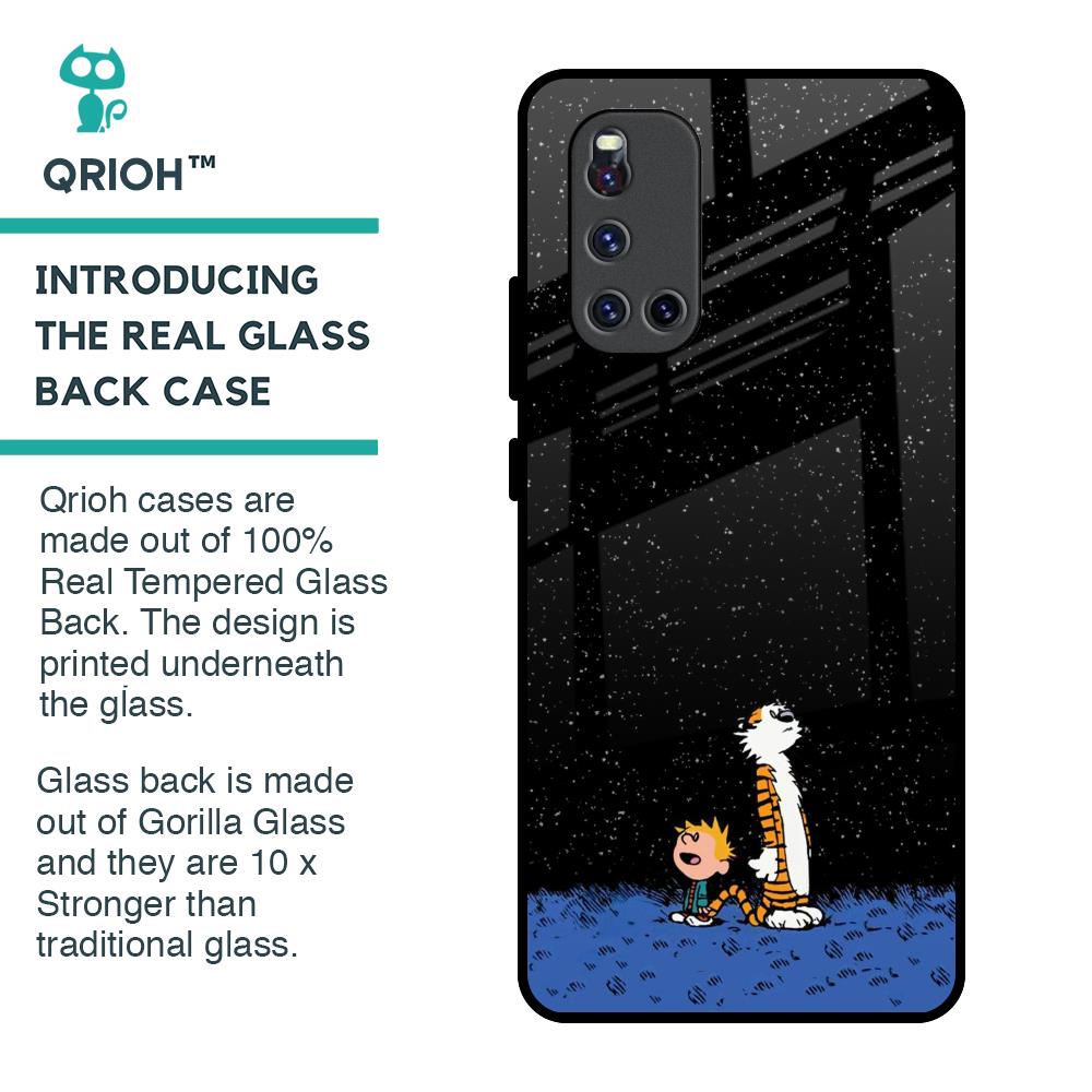 Night Sky Star Glass Case for Vivo V19