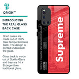 Supreme Ticket Glass Case for Vivo V19