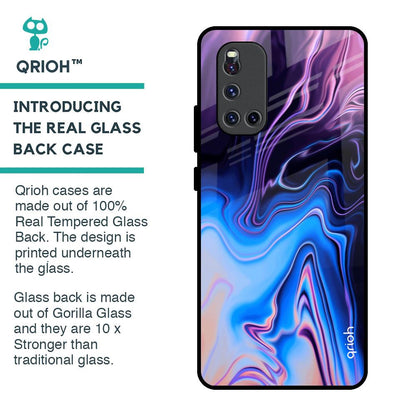 Psychic Texture Glass Case for Vivo V19