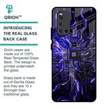 Techno Color Pattern Glass Case For Vivo V19