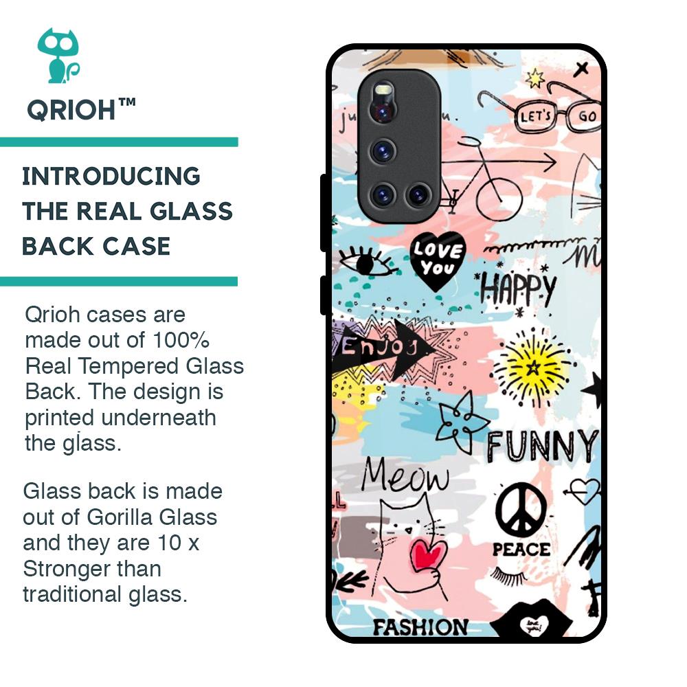 Just For You Glass Case For Vivo V19