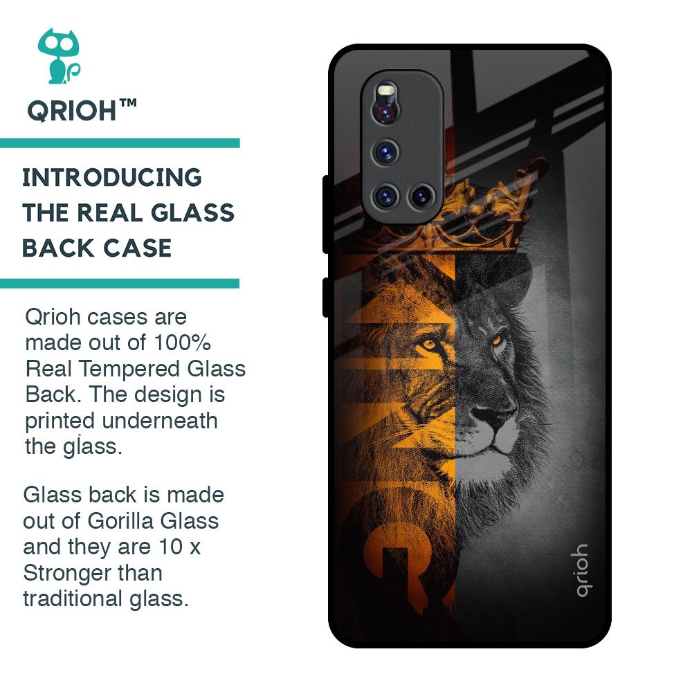 King Of Forest Glass Case for Vivo V19