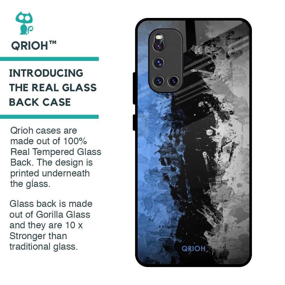 Dark Grunge Glass Case for Vivo V19