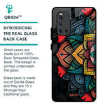 Retro Gorgeous Flower Glass Case for Vivo V19