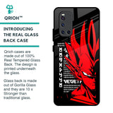 Red Vegeta Glass Case for Vivo V19