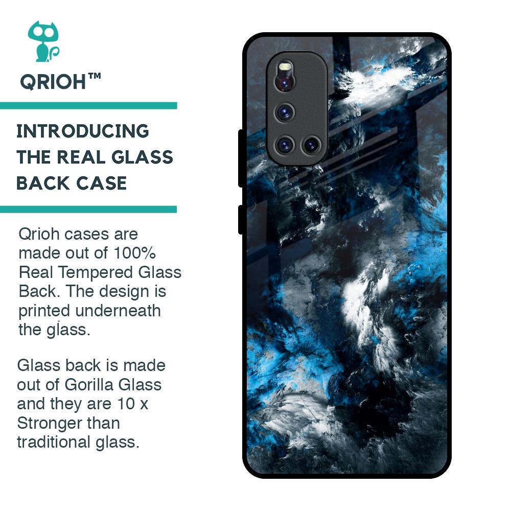 Cloudy Dust Glass Case for Vivo V19