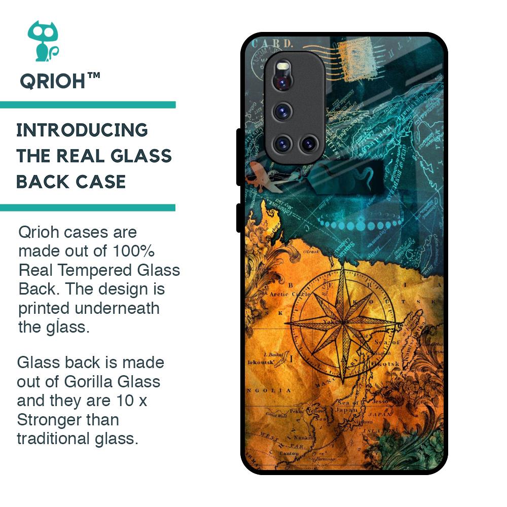 Architecture Map Glass Case for Vivo V19