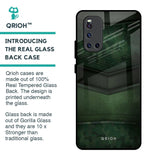 Green Leather Glass Case for Vivo V19