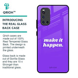 Make it Happen Glass Case for Vivo V19