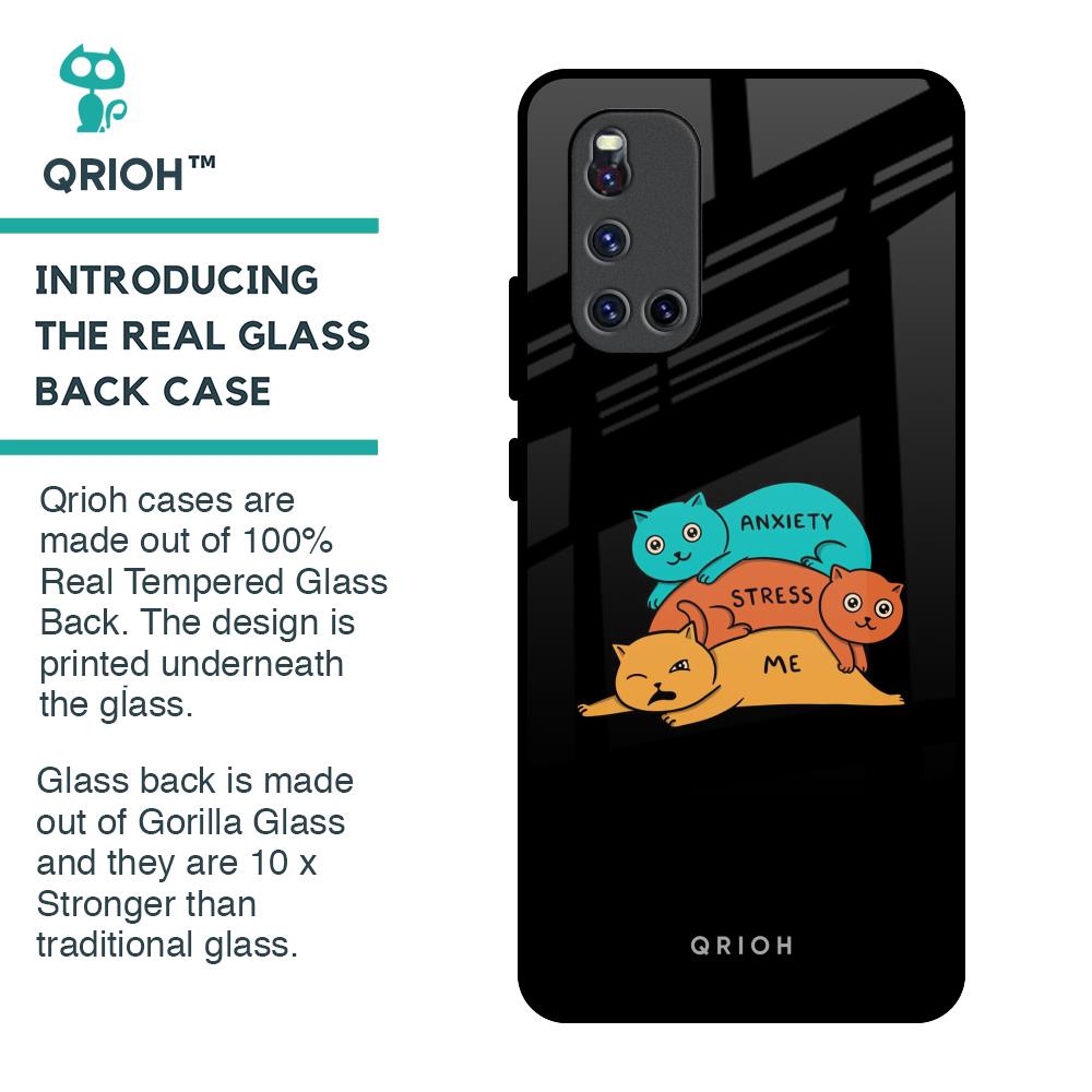 Anxiety Stress Glass Case for Vivo V19