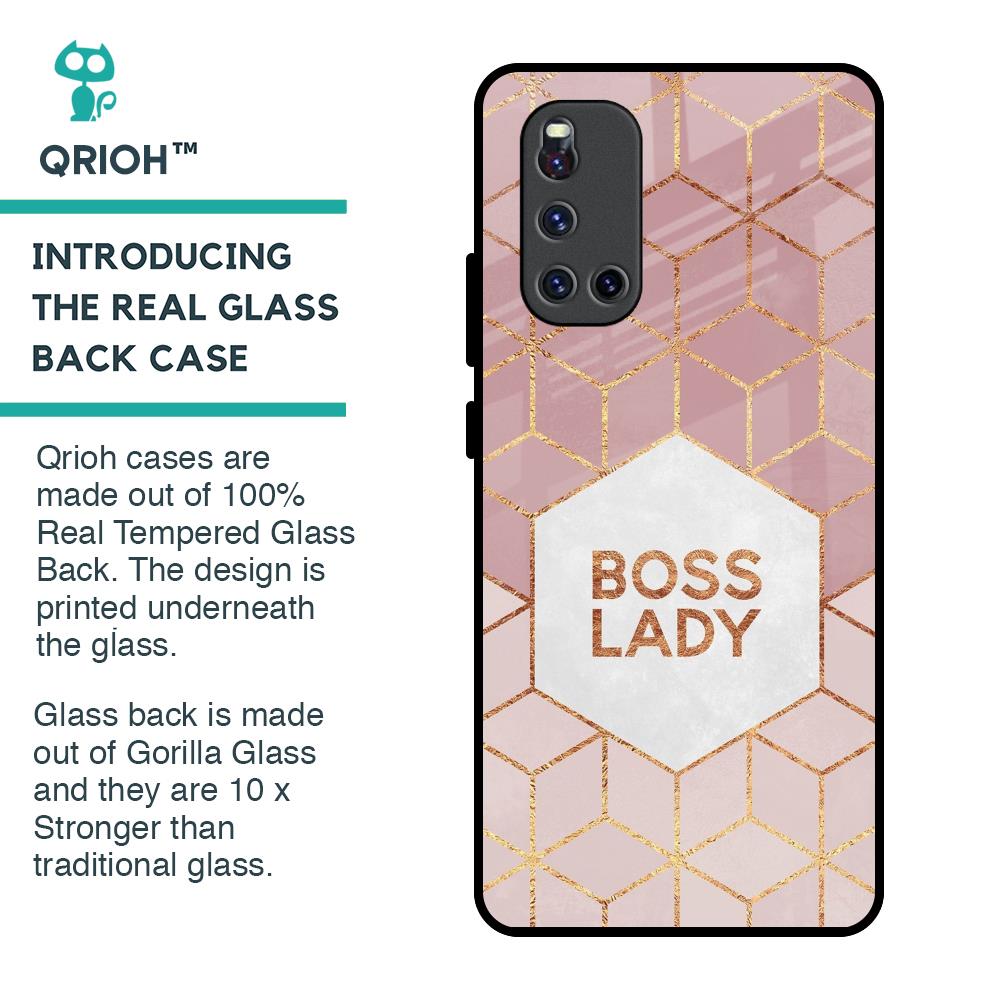 Boss Lady Glass Case for Vivo V19