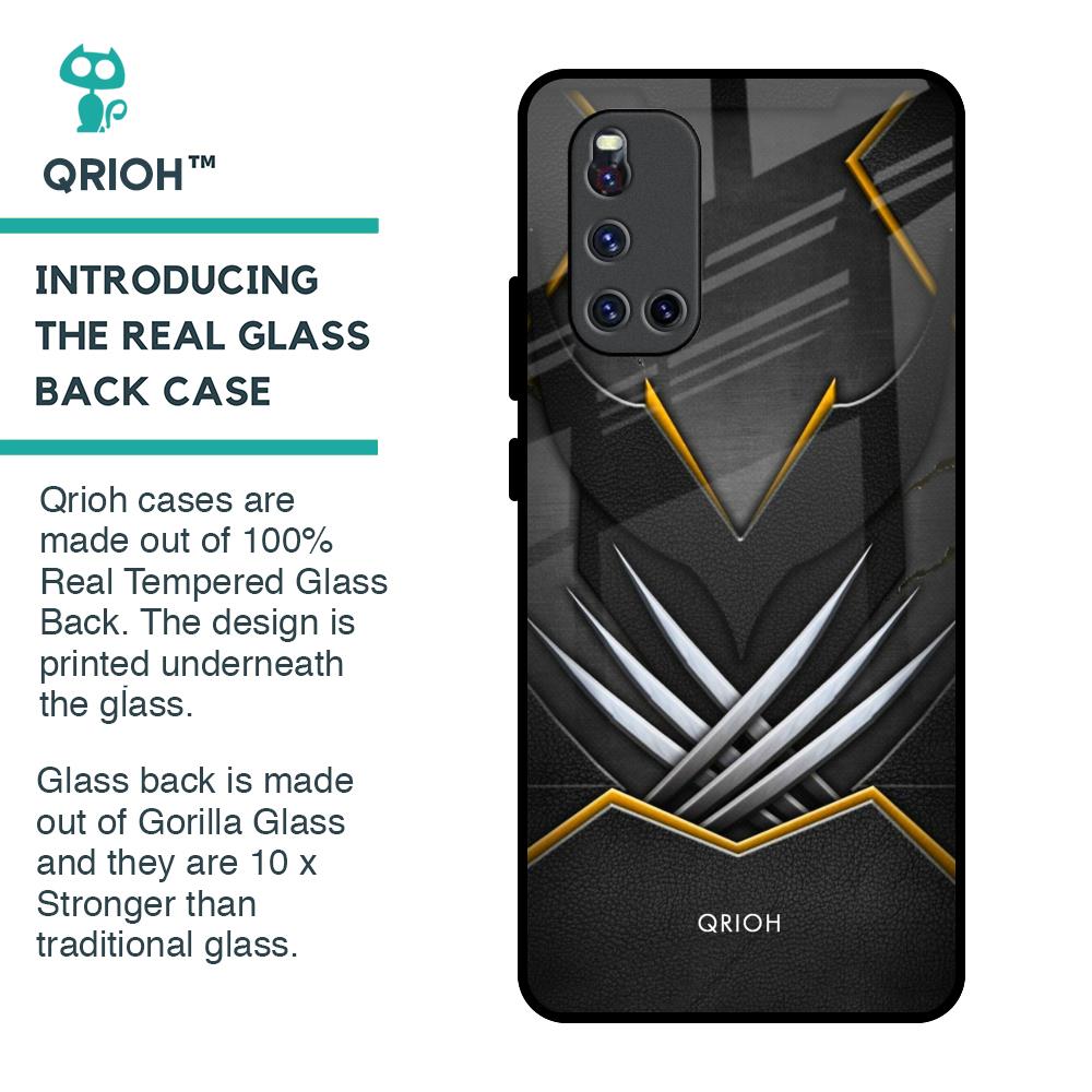 Black Warrior Glass Case for Vivo V19