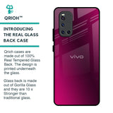 Pink Burst Glass Case for Vivo V19