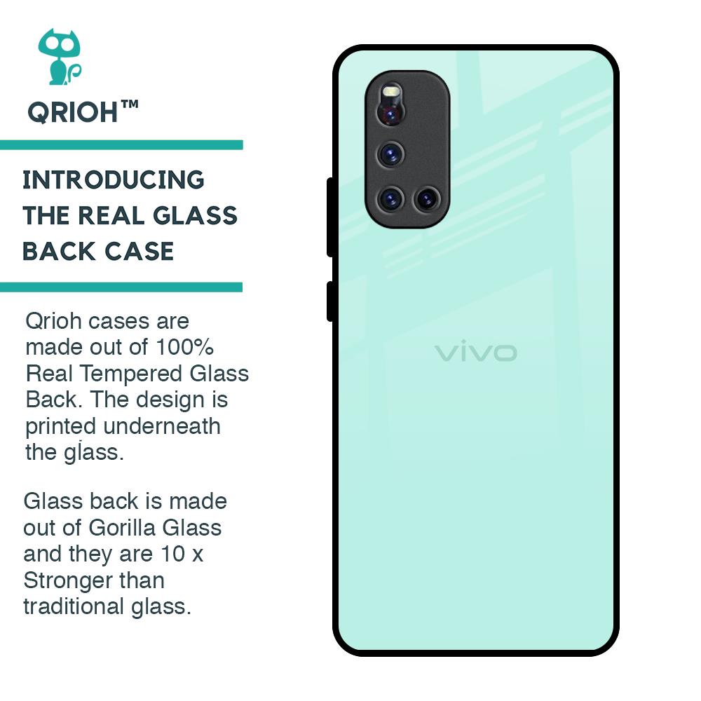 Teal Glass Case for Vivo V19